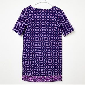 Banana Republic Women’s Petite Short Sleeve Purple Floral Printed Dress Size 0P